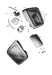 Tabulka 6 Kapotáž, tlumič sání, vzduchový filtr