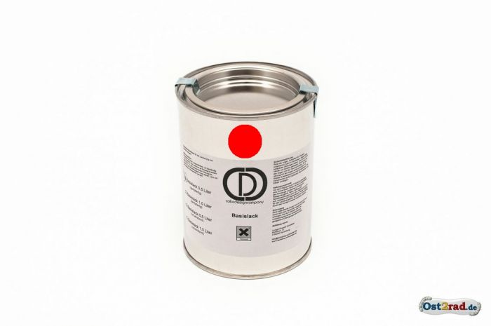 Barva oranžovo-červená  TS150, ETZ125 150 251 0,5l , originál barva