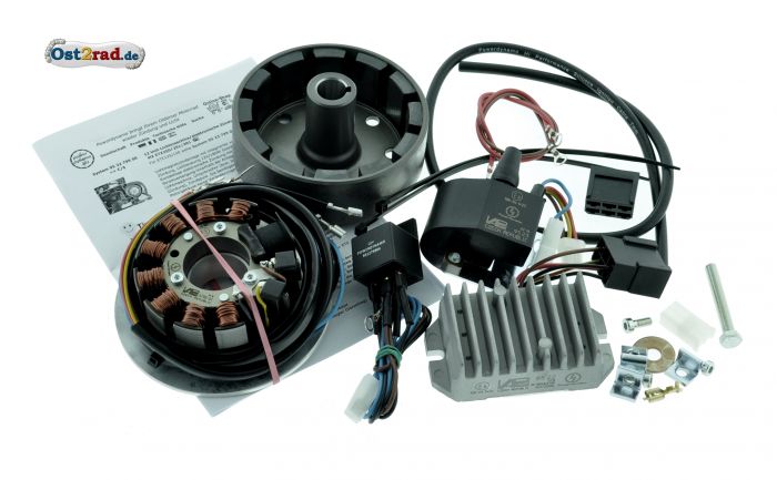 Kompletné elektronické zapalování  Powerdynamo/Vape MZ ETZ 125 150 , 12V 180W