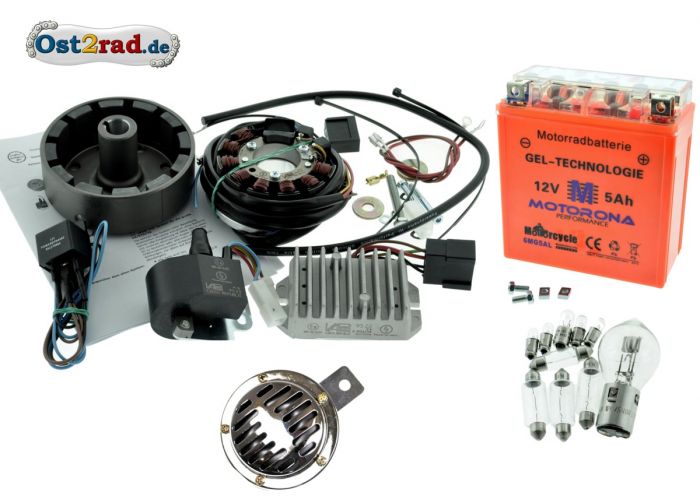 Elektronické zapalování Powerdynamo/Vape,  sada přestavba na  12V, MZ ES 175 250