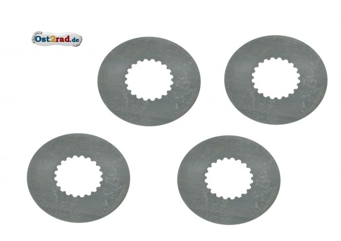 Lamela ocelová zesílená spojky SIMSON S51 KR51/2 SR50 0,6mm sada 4 ks
