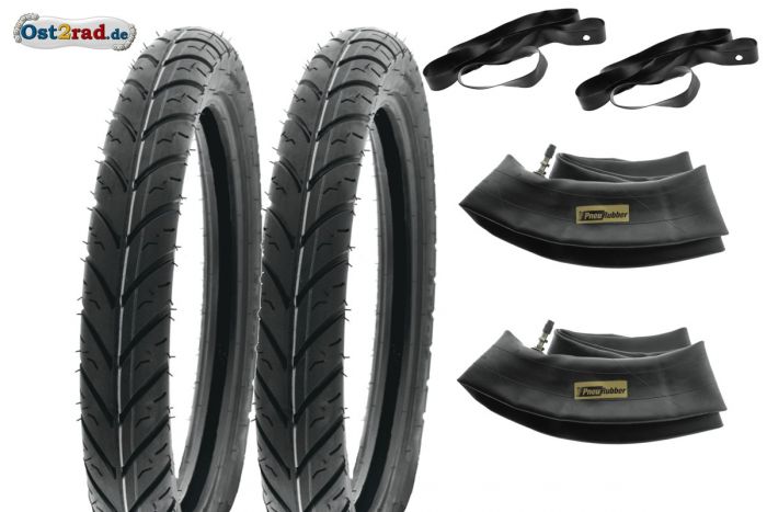 2x  racing pneumatika Simson S50 S51  2,75-16 150km/h reinforced