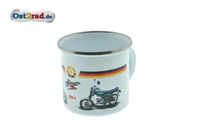Hrnek plech plecháč bílý Simson S51