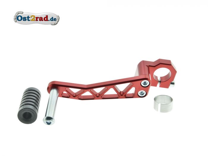 Řadící páka řadička ALU červená CNC Simson S51 S70 S50 SR4-
