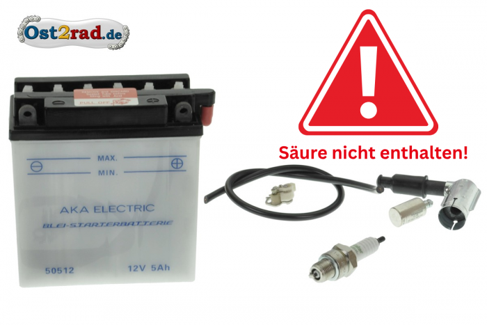 Baterie 12V 5A  SIMSON včetně příslušenství