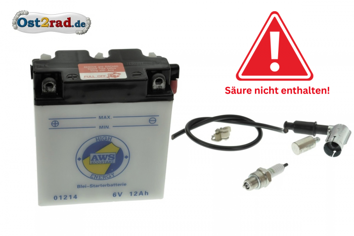 Baterie 6V 11A SIMSON včetně příslušenství