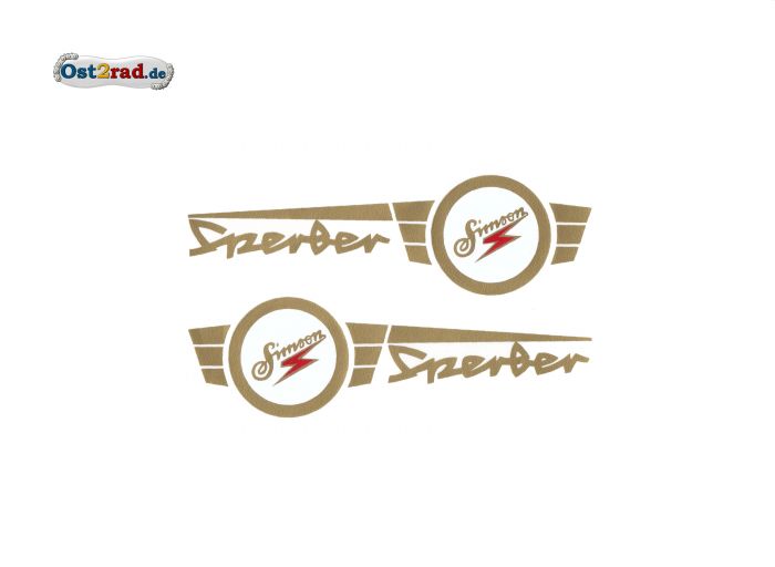 Nádrž samolepka sada SIMSON Sperber