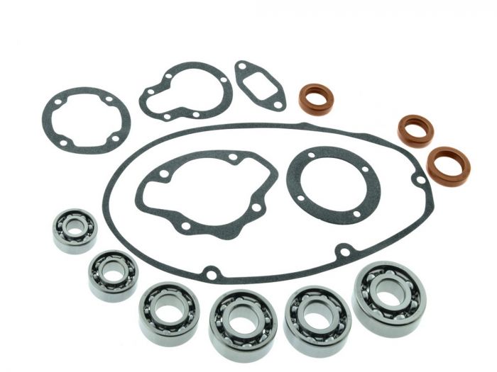 Těsnění ložisko motor MZ TS 125, 150 vnější gufera FKM hnědá