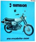 Cedule SIMSON S51 Enduro