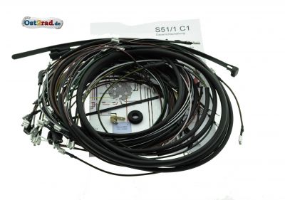 Kabeláž, elektroinstalace, kabelový svazek Simson  S51/1 C1 12V  elektronické zapalování