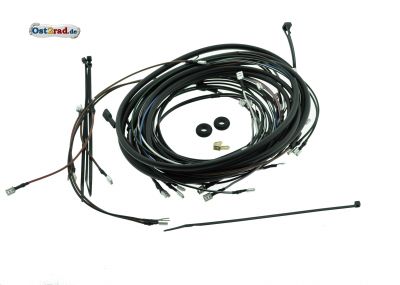 Kabeláž, elektroinstalace, kabelový svazek Simson S51 B1 6V  s mechanickým přerušovačem