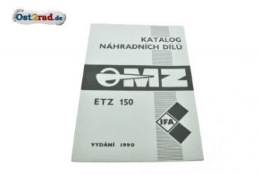 Katalog náhradních dílů MZ ETZ 125 150 - česky