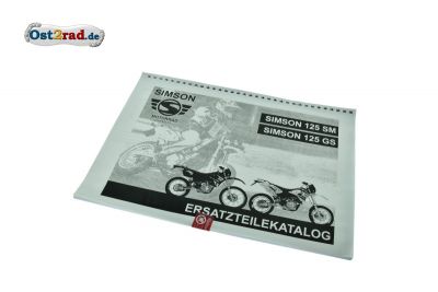 Katalog náhradních dílů Simson 125SM a 125GS