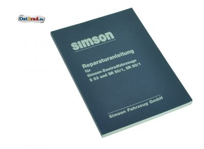 Kniha oprav Simson S53 S83 SR50/1 SR80/1 vydání 1989 s elektrickým schématem