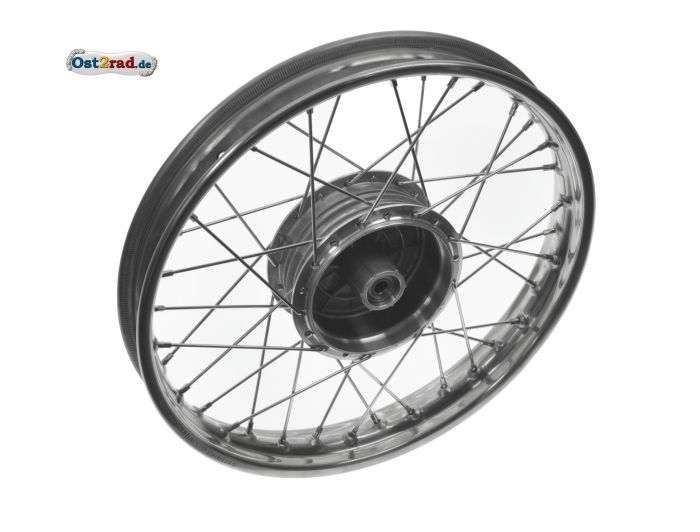 Kolo 1,50x16" ráfek  nerez, nerez výplet Simson KR S50 S51 SR4- S53, kompletní vypletené