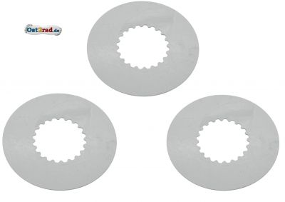 Lamela spojka ocelová 1,0 mm Simson S51 KR51/2 SR50 S53 sada 3 ks
