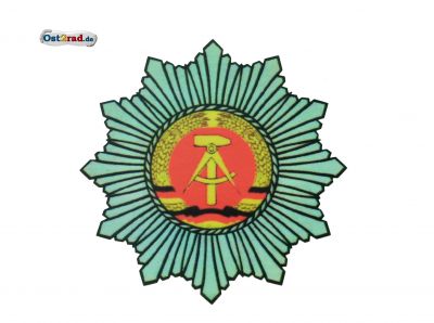 Samolepka, nálepka policie Volkspolizei MZ ETZ