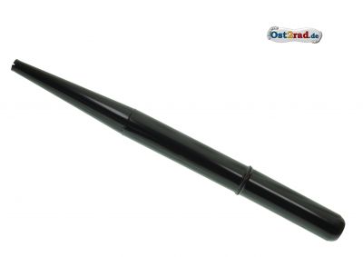 Výfuk černý včetně zadní výfukové spony, Simson S50 S51 SR50 KR51 / 2
