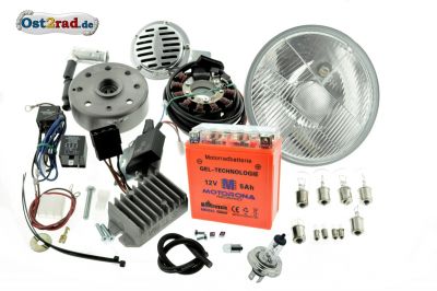 Zapalování Vape MZ ETS TS 125 150  12V, reflektor H4