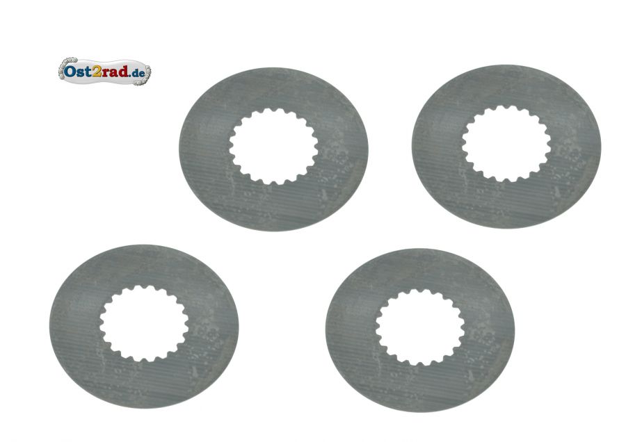Lamela ocelová zesílená spojky SIMSON S51 KR51/2 SR50 0,6mm sada 4 ks