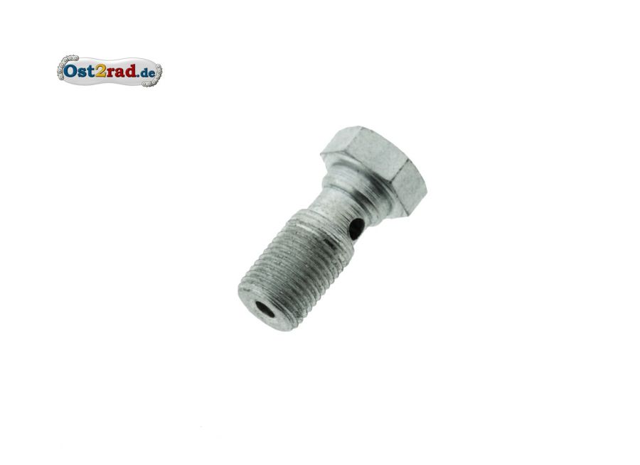 Šroub brzdové hadice, dutý,  Simson S53 SR50 JAWA ETZ 125 150 250 251 301