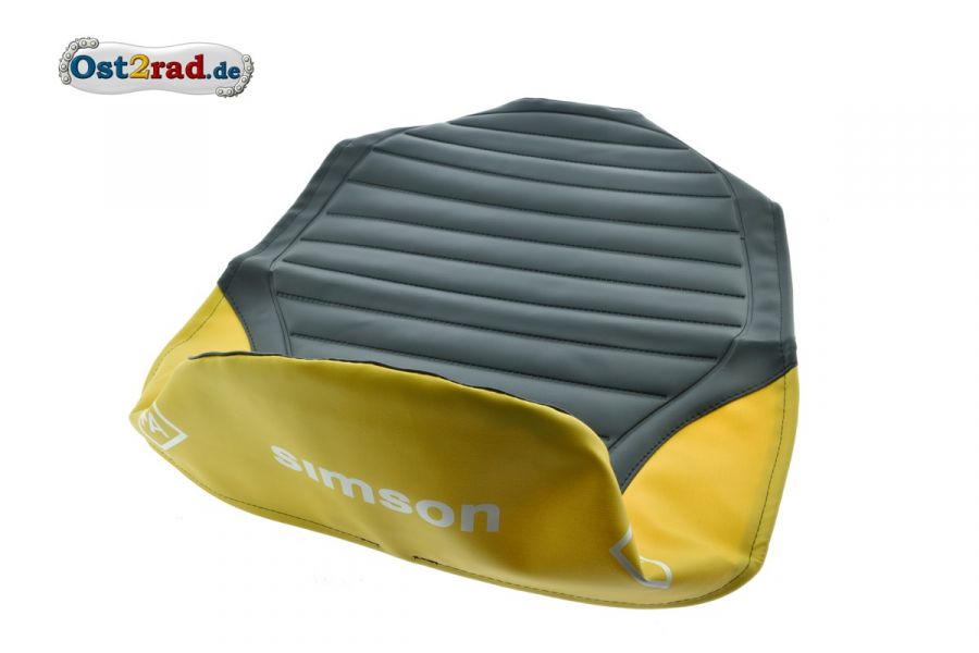Potah sedla Simson S51 černo-žlutý