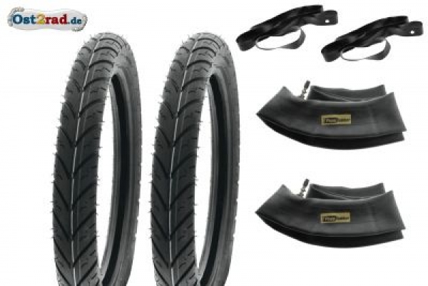 2x  racing pneumatika Simson S50 S51  2,75-16 150km/h reinforced