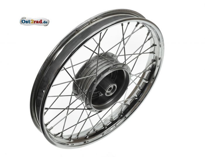 Kolo 1,50x16" ráfek CHROM, výplet CHROM KR S50 S51 SR4- S53, kompletní vypletené