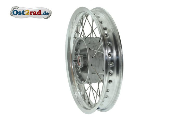 Kolo vypletené zadní komplet MZ TS250/0 250/1 ALU - nerez