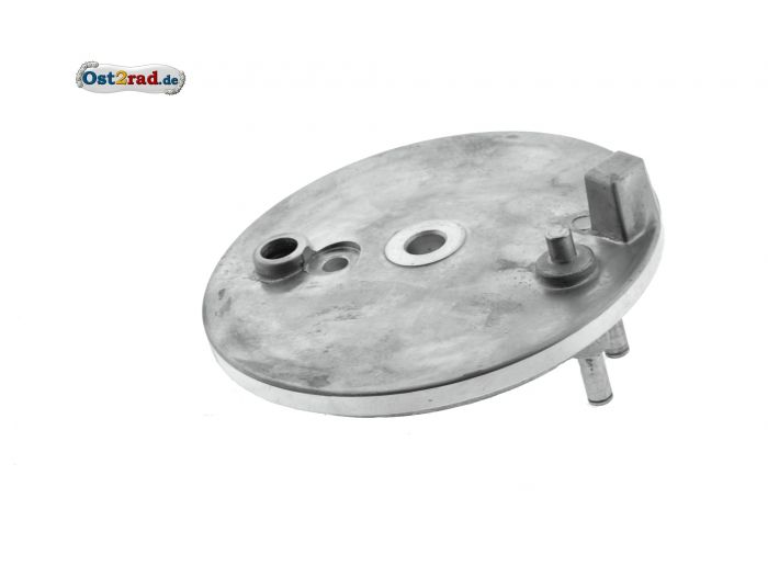 Kotva, štít  zadní brzdy s otvorem pro kontakt brzdového světla Simson S51 S70 KR51/2 SR50 SR80