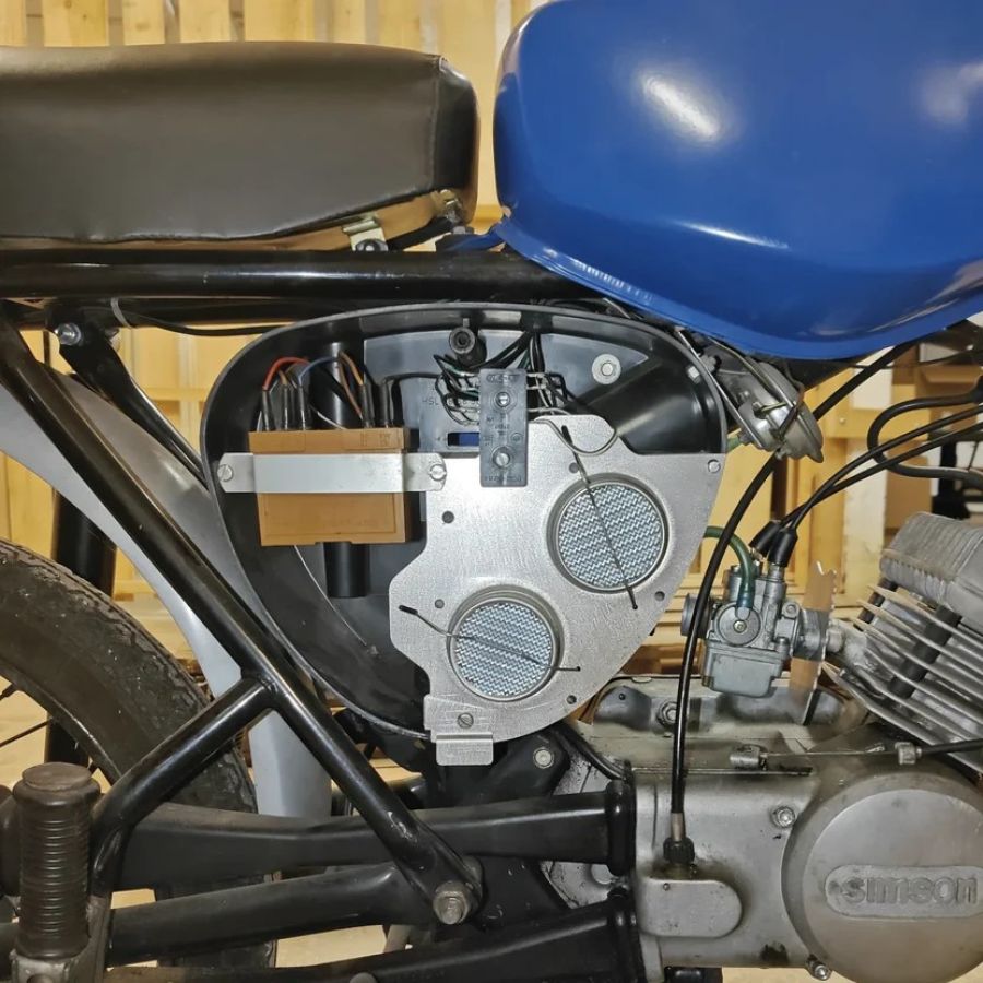 Plech vzduchový filtr Aerich střední díl Simson S50 S51 S70
