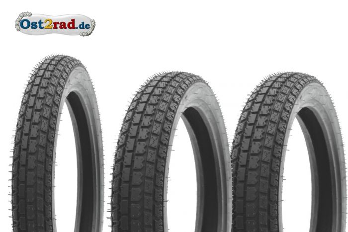 Pneumatika Riesa MZ TS250/1 ETZ251 siderac Superelastik, sada