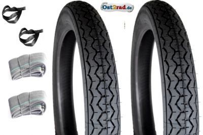 Pneumatika  sada 2,75-16 Mitas  Simson S50, S51, do 150 km/h
