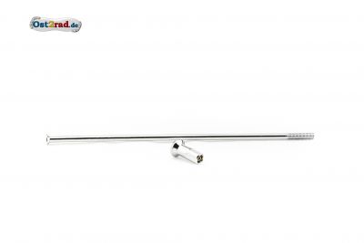 Sada drát a niple, výplet, špice, paprsek kolo, čtyřlístek M4 148mm MZ ES ETS TS ETZ nerez