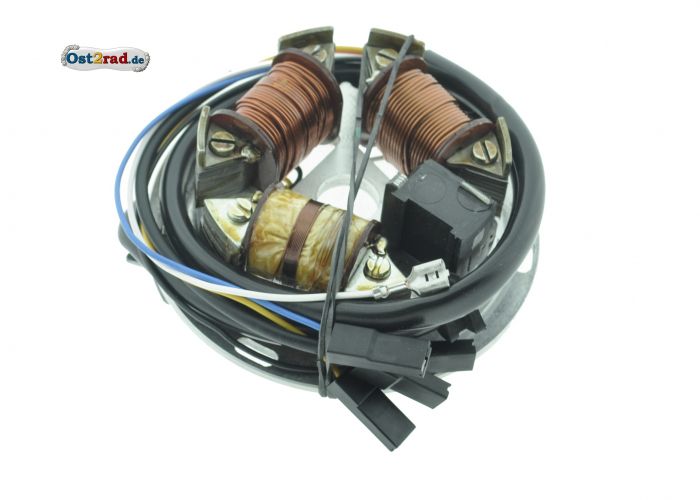 Stator, základní deska zapalování  EMZA  S51B2, KR51/2 6V 35/21W 