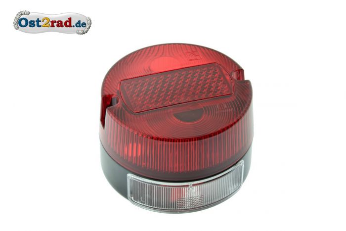 Světlo zadní  12V kulaté malé Simson S50 KR51 s E-značkou, komplet