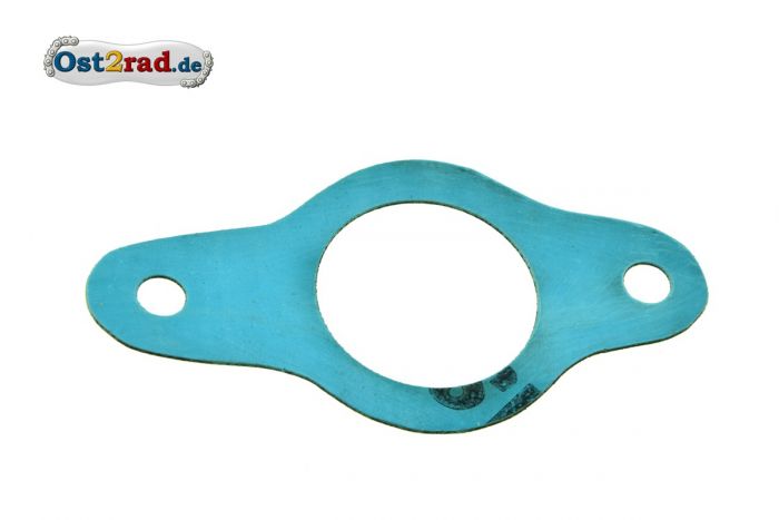 Těsnění příruba sání MZ ETZ 125 150, Plastasit modrý