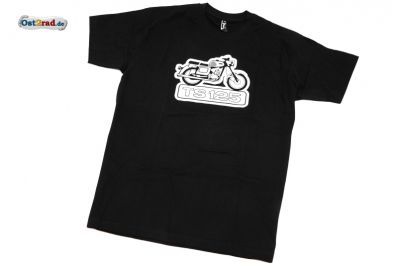 Tričko, T-Shirt MZ TS 125 černé