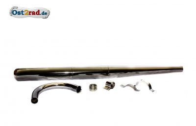Výfuk sada komplet MZ TS250 TS250/1 , otevřený