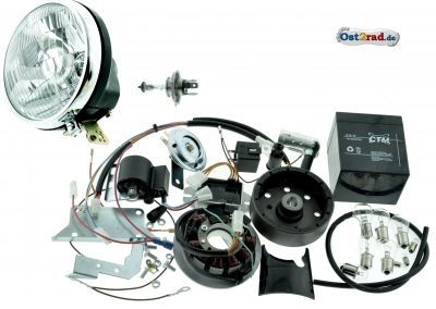 Zapalování Vape 3  12V H4 Halogen Simson S50 S51 S53 včetně reflektoru